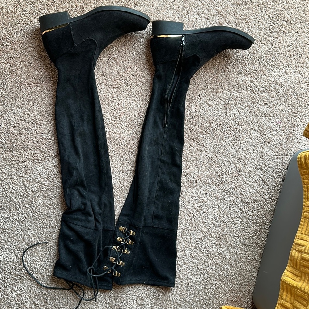 Black boots